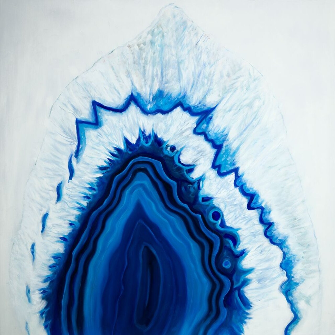 AGATE GEODE SLICE Poster Print by Atelier B Art Studio - Item # VARPDXBEGMIS97